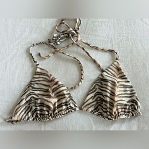 LIKE NEW Boys + Arrows “Animalistic” Triangle Bikini Top